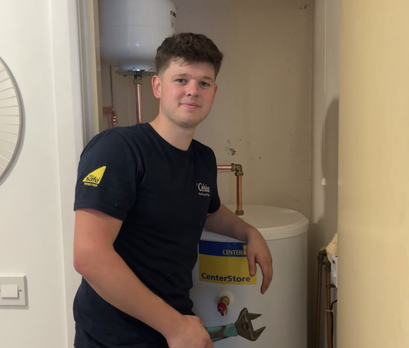 Catching up with Aaron Robinson: apprentice to qualified plumber