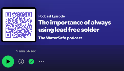 New WaterSafe lead-free podcast
