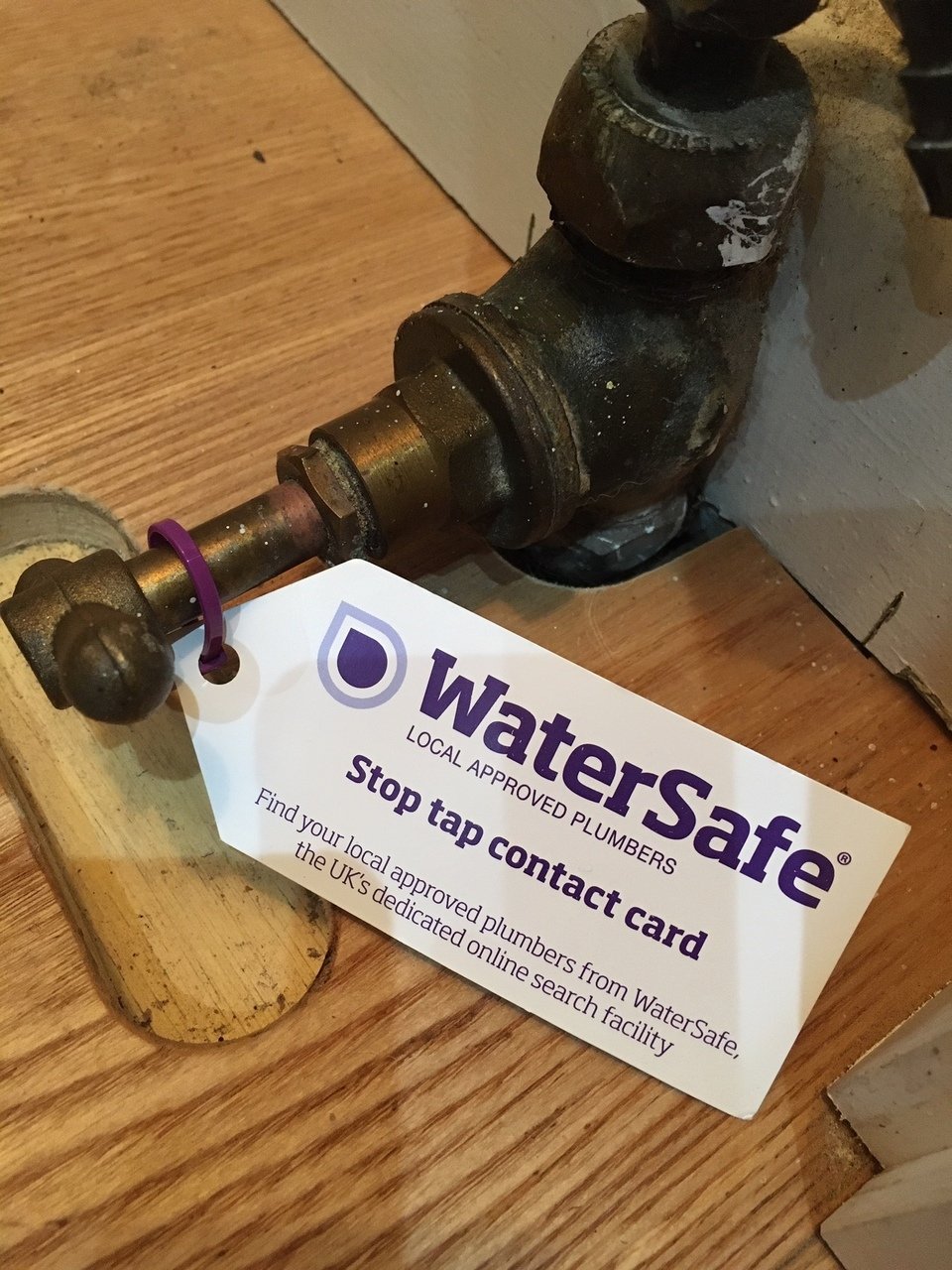 Stop! Find! Check! Label! WaterSafe Urges Homeowners to Take Stop Tap Action