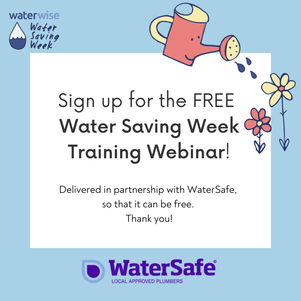 Free Water Efficiency Webinar Sponsored by WaterSafe