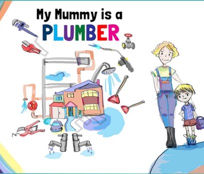 Cartoon Book Encourages Children to Become Plumbers